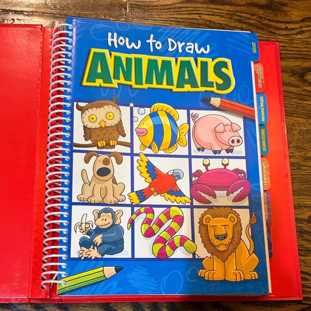501 Things to Draw - Vibrant Red and Gold Drawing Book - Picture 3 of 11